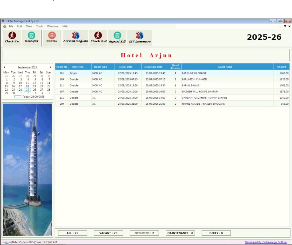 Hotel Management System